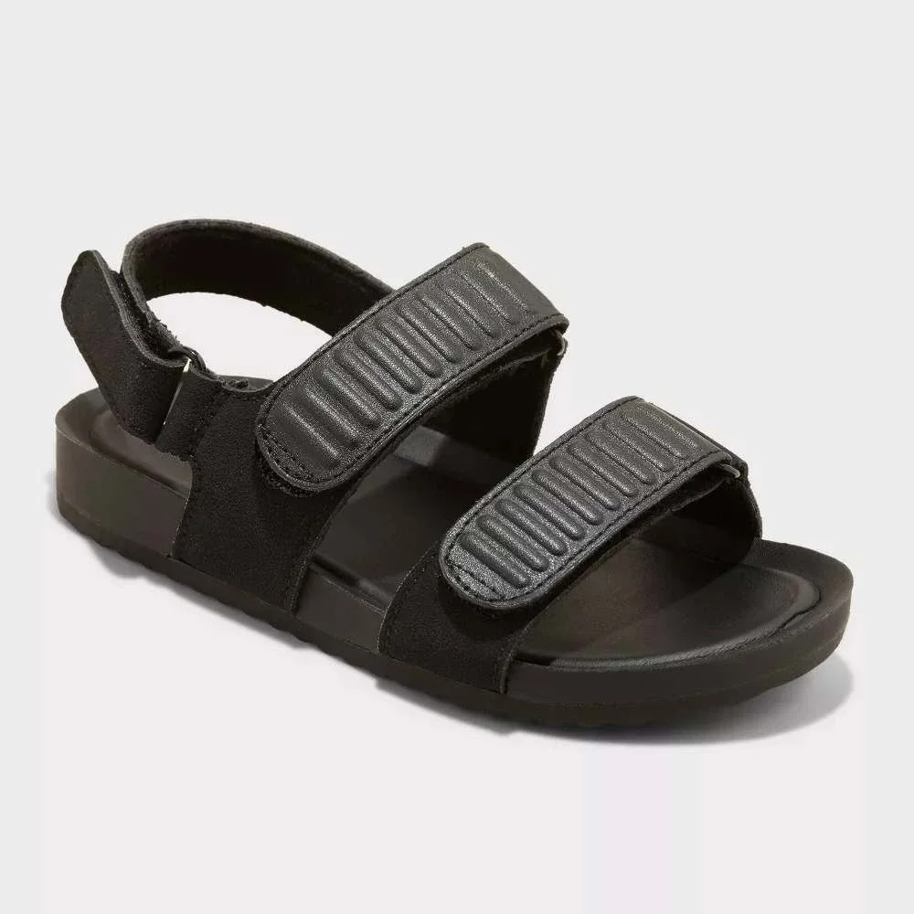 Toddler Boys Cat & Jack Kody Sandals Black Size‎ 11T New With Tags